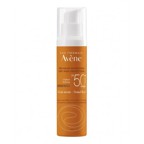 Avene Emulsion Coloreada SPF-50+ Toque Seco Oil Free Sin Perfume 50 Ml