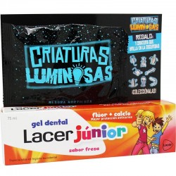 Lacer Junior Gel Dental 75Ml Fresa + Criaturas Luminosas