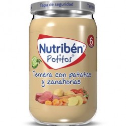 Nutriben Ternera Con Patatas Y Zanahorias Potito 235G