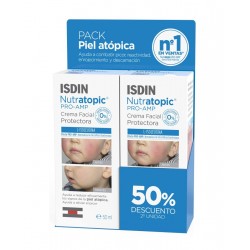 Isdin Nutratopic Pro-Amp Creme Facial 2x50Ml Duplo