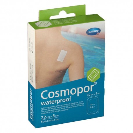 Cosmopor Waterproof Penso Adhesivo 5 Unidades 7,2x5cm