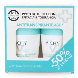 Vichy Antiperspirant 48 Hour Deodorant Duplo