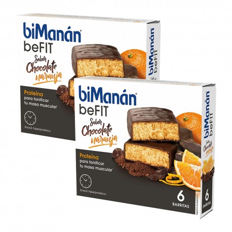 Bimanan Befit Chocolate Orange 2x6 bars Duplo