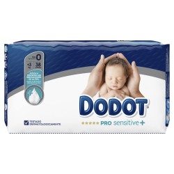 Dodot Pro Sensitive Size 0 less than 3 Kg 38 Diapers