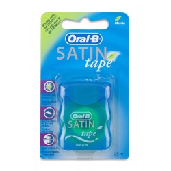 Satin Tape Fluor Dental Tape Mint 25 M