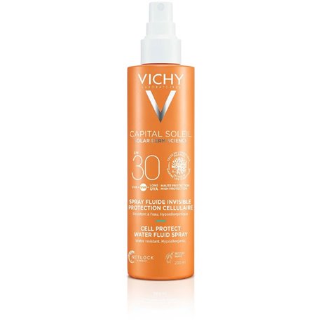 Vichy Capital Soleil Cell Protect Water Fluid Spf 30 Spray 200 Ml