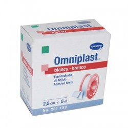 Esparadrapo Hipoalergico Omniplast Blanco 5 M X 2,5 Cm EN