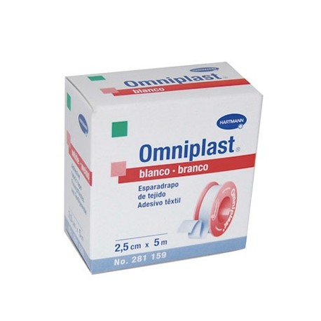 Esparadrapo Hipoalergico Omniplast Blanco 5 M X 2,5 Cm