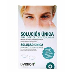 Dvision Solución Unica Para Lentes De Contacto Blandas 2X 360Ml