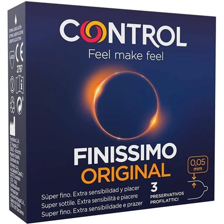 Control Finissimo Original Preservativos 3 Unidades