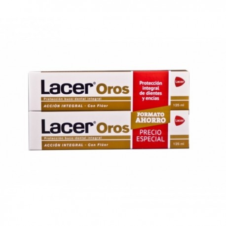 Lacer Oros Pasta Dental 2X125Ml Duplo