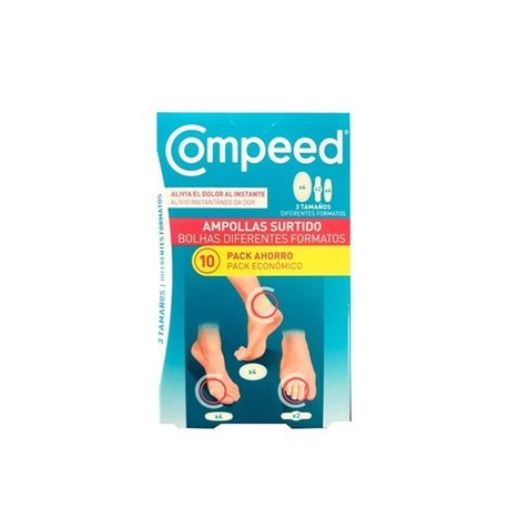 Compeed Blisters Assortment 3 Sizes 10 Units Pack Savings