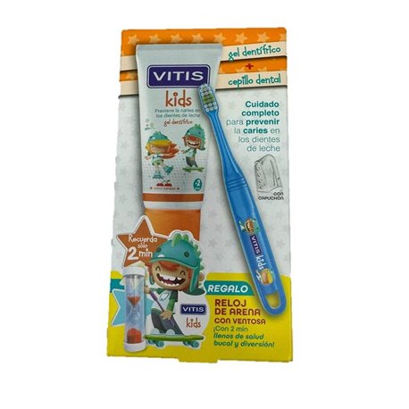 Vitis Kids Gel Dentifrico 50Ml + Cepillo + Neceser