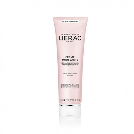 Lierac Foaming Cream Couble Cleanser 150Ml 