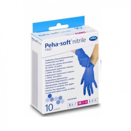 Peha-Soft Nitrile gloves Medium Size 10U
