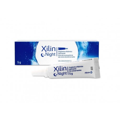 Xilin Night Multidosis Unguento Oftalmico Lubricante 5 G