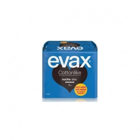 Evax Compresas Cottonlike Noche Con Alas 9U