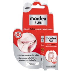 Mordex Plus Esmalte Amargo Transparente Con Pincel 9Ml