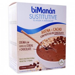 Bimanan Cremas Avena Y Cacao Con Pepitas De Chocolate Y Cereales 5U