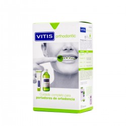 Vitis Orthodontic Pack Pasta Dentifrica 100ml y Colutorio 500ml