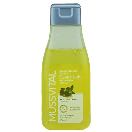 Mussvital Essentials Gel De Baño Con Aceiteoliva 100Ml