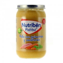 Nutriben Pollo Con Guisantes Y Zanahorias Potito 235G