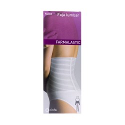 Farmalastic Faja Lumbar Velcro Blanca T- 1