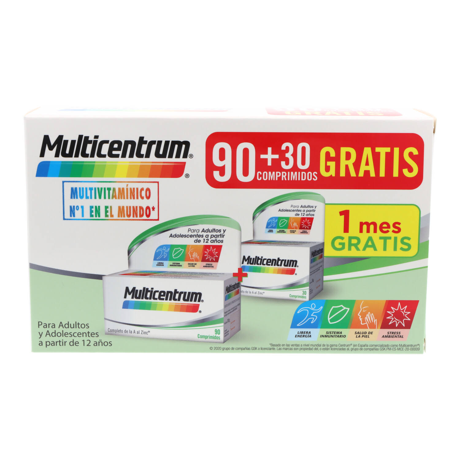Multicentrum 90 + 30 Tablets Pacote Promocional