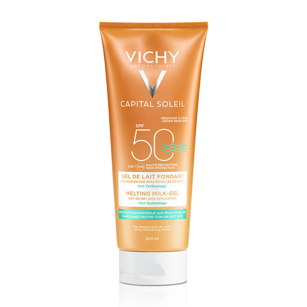 Vichy Capital Soleil Melting Milk-Gel Wet Skin SPF50 200Ml
