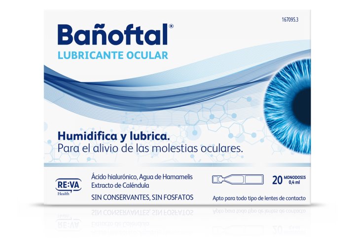 Bañoftal Gotas Oftalmicas 20 Monodosis 0,4Ml