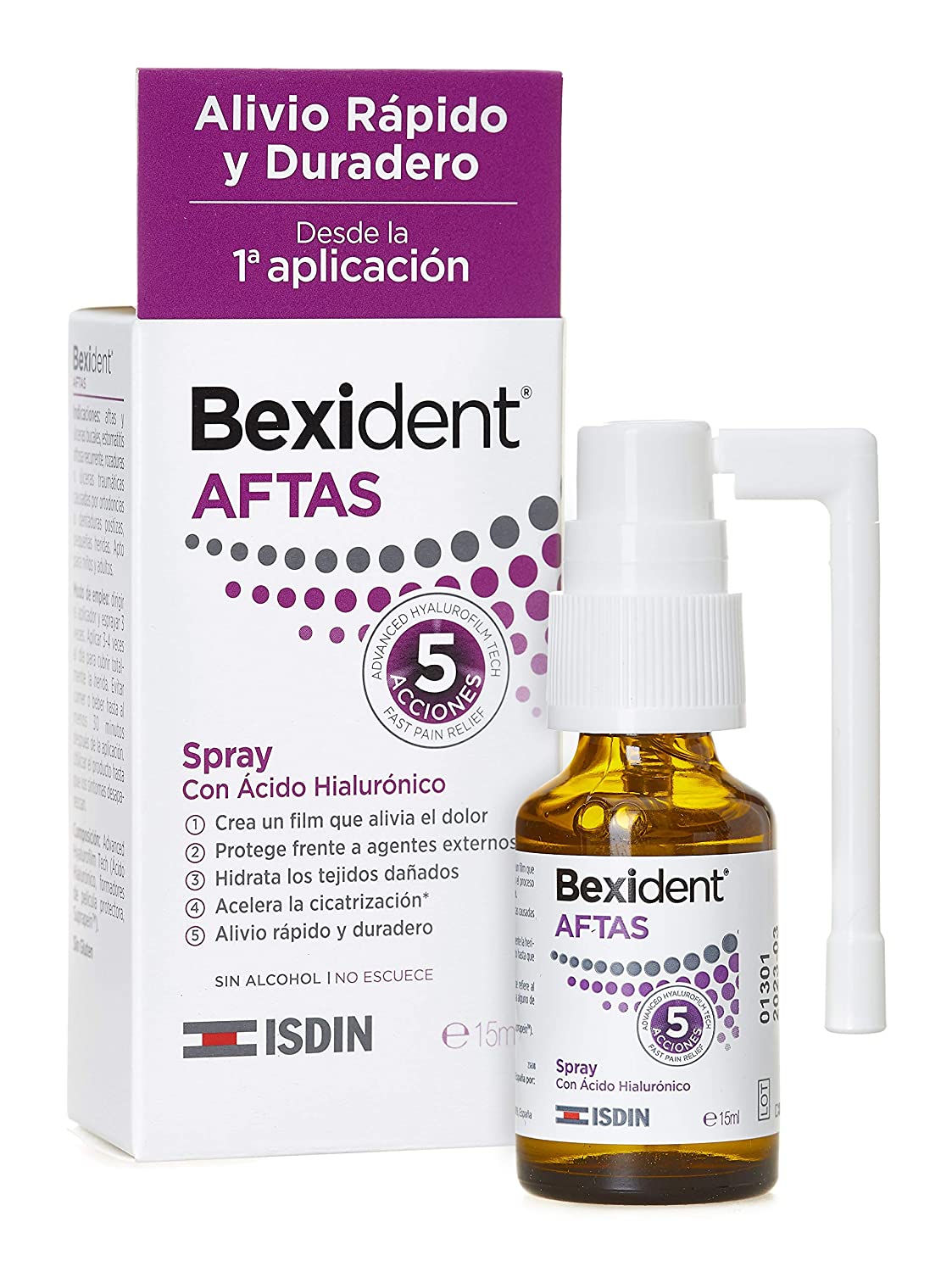 Bexident Aftas Spray Bucal Protector 15Ml
