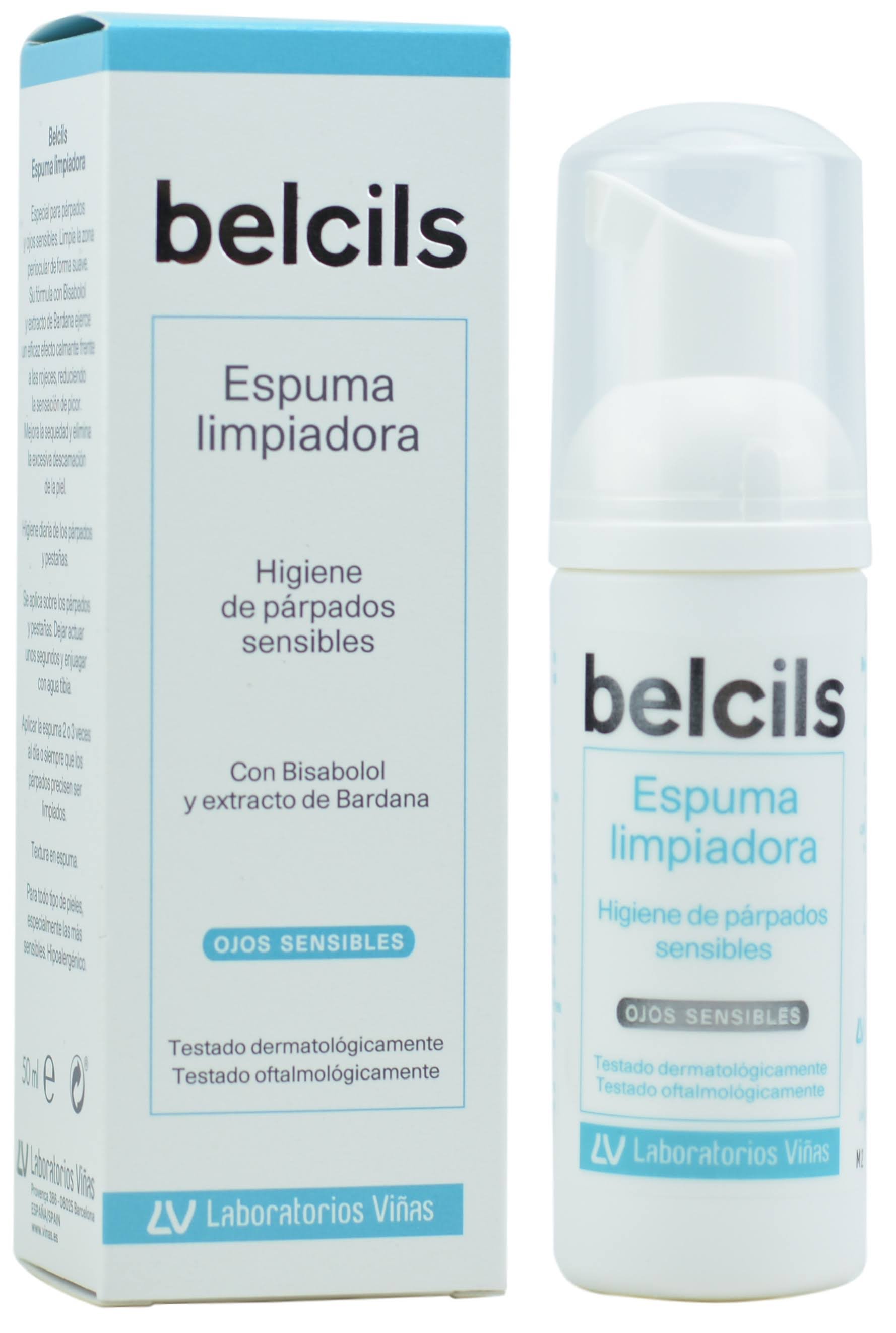 Belcils Eyelids and Eyelashes Cleansing Foam 50Ml