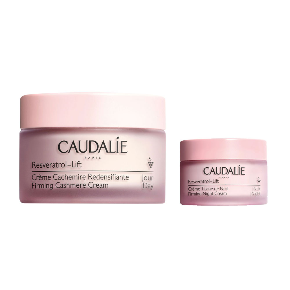 Caudalie Resveratrol Lift Firming Cashmere Cream + Night Cream 15Ml