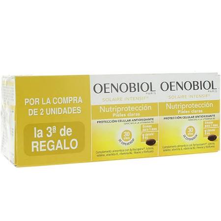 Oenobiol Solaire Intensif Nutriprotection 3x30 Capsules Triple