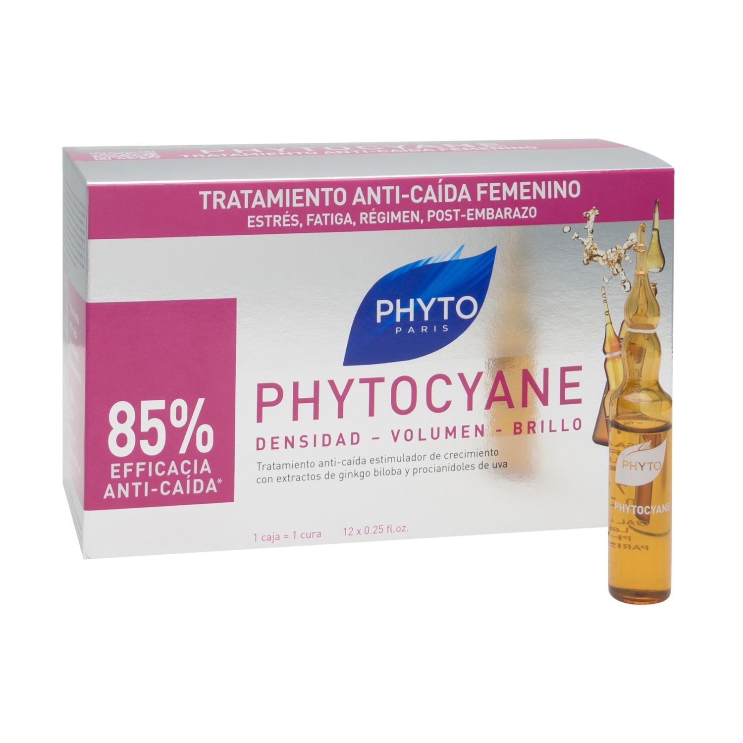 Phytocyane Tratamiento Anti-Caida Densificante 12 Ampollas